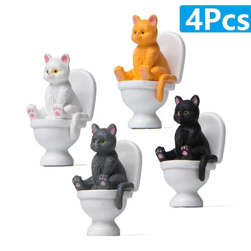

Миниатюрная статуэтка кошки из ПВХ