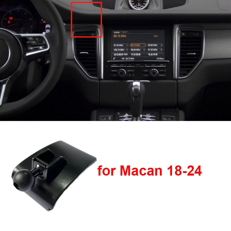 

Для Porsche Macan 2014 2016 2017 2018 2020 2022 2023 автомобильная навигация воздуховыпускной держатель для телефона кронштейн Беспроводное зарядное устройство для приборной панели
