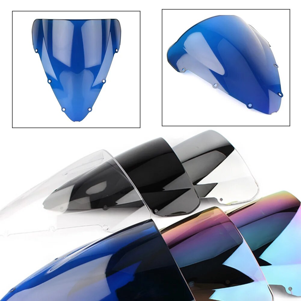 

Лобовое стекло с двойным пузырьком мотоцикла для Honda CBR600 CBR 600 F4i 2001-2008, аксессуары для ветрового стекла, обтекатель, дефлектор