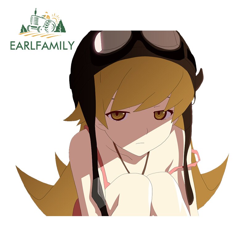 

EARLFAMILY 13 см x 7,9 см для Shinobu Oshino мотоциклетные виниловые наклейки на машину материал наклейка аниме забавная наклейка украшение