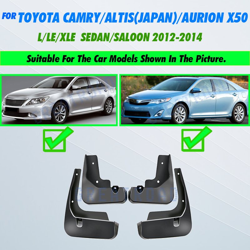 

Формованные брызговики для Toyota Camry XV50 Altis Aurion 2012 2013 2014, брызговики, брызговики, передние и задние брызговики, крыло