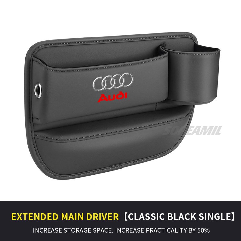 

Audi A1 A3 A4 A5 A6 A7 A8 Q3 Q5 Q7 Q8 RS4 RS5 S3 S4 S5 TT Коробка для хранения автомобильных сидений, слот для зазора сиденья с подстаканником-органайзером