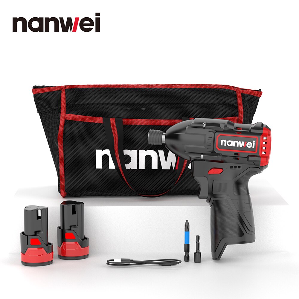 

Бесщеточный литиевый шуруповерт Nanwei 12В