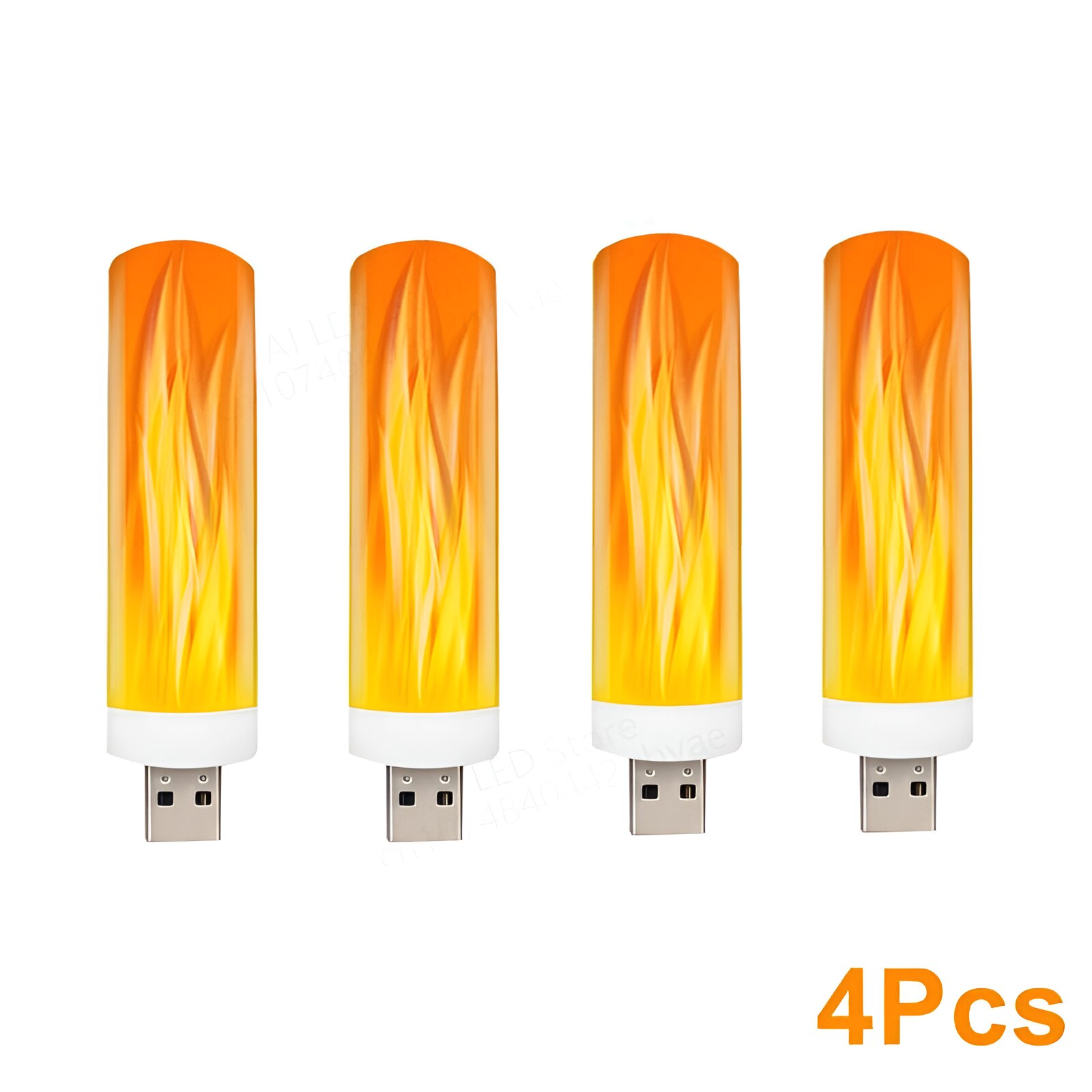 

Портативный USB фонарь OEEQM с эффектом пламени