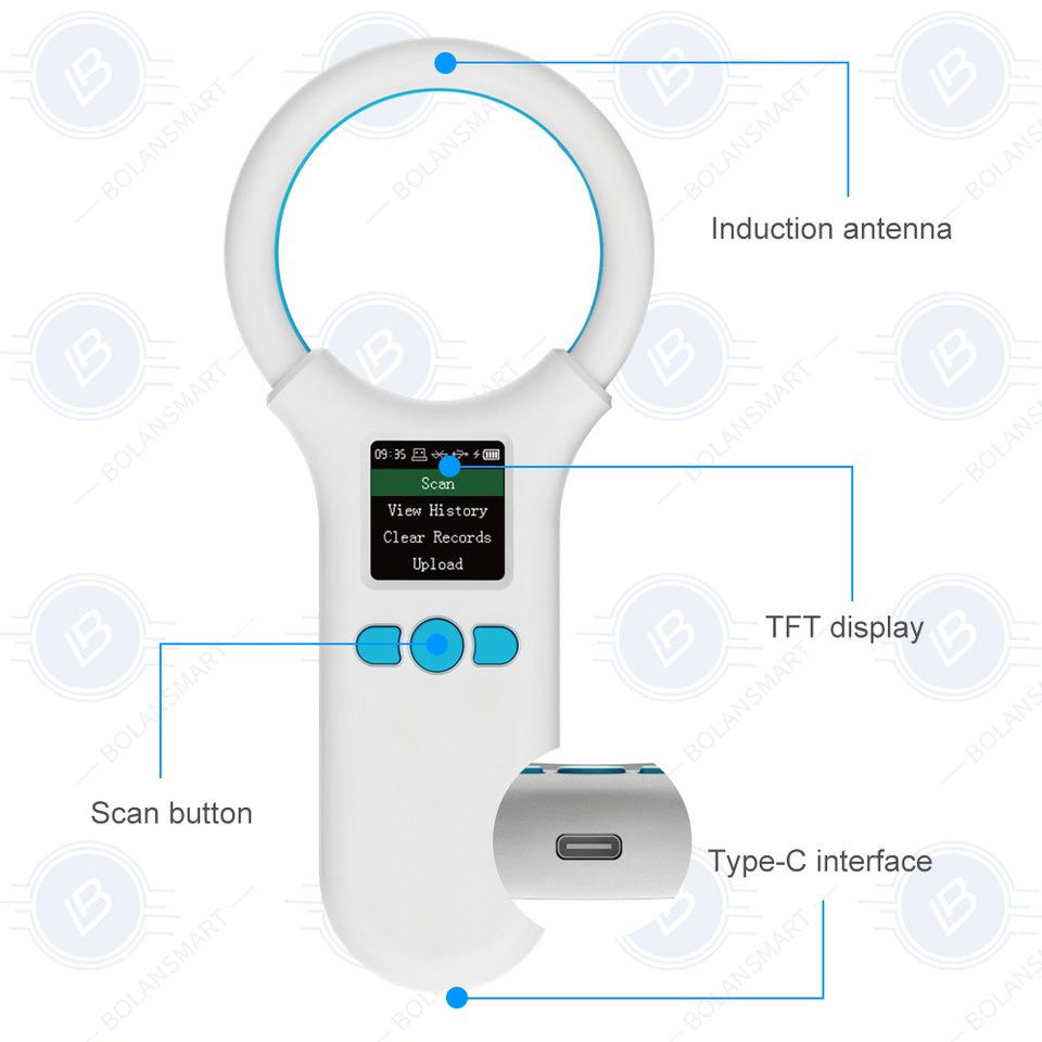 

RFID сканер чипов для животных W91A