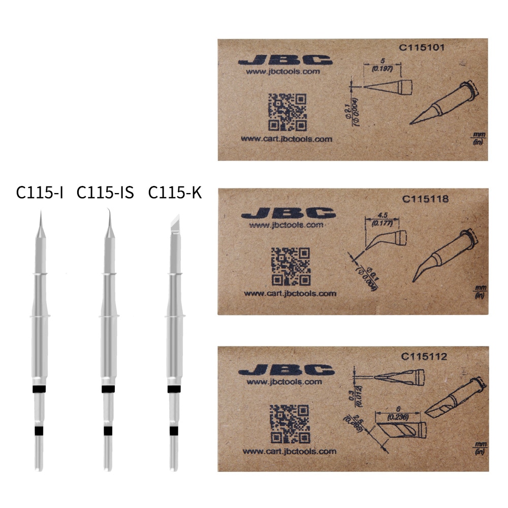 

Оригинальные наконечники для паяльника JBC C115-101 C115-112 C115-118