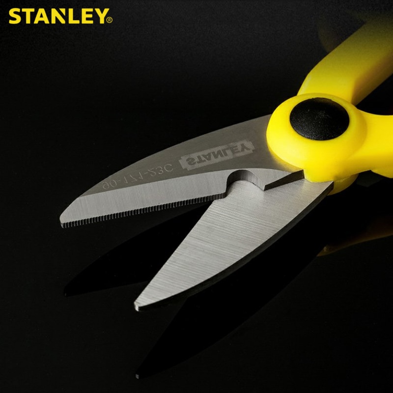 

Профессиональные Многофункциональные электрические ножницы Stanley, 1 шт., инструменты для зачистки проводов, режущие инструменты, листовой металл из нержавеющей стали