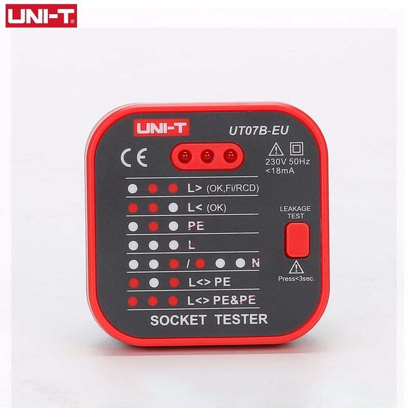 

UNI-T UT07 Тестер розетки