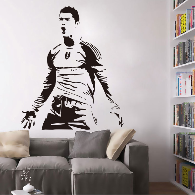 

Виниловая наклейка на стену Футбол Cristiano Ronaldo