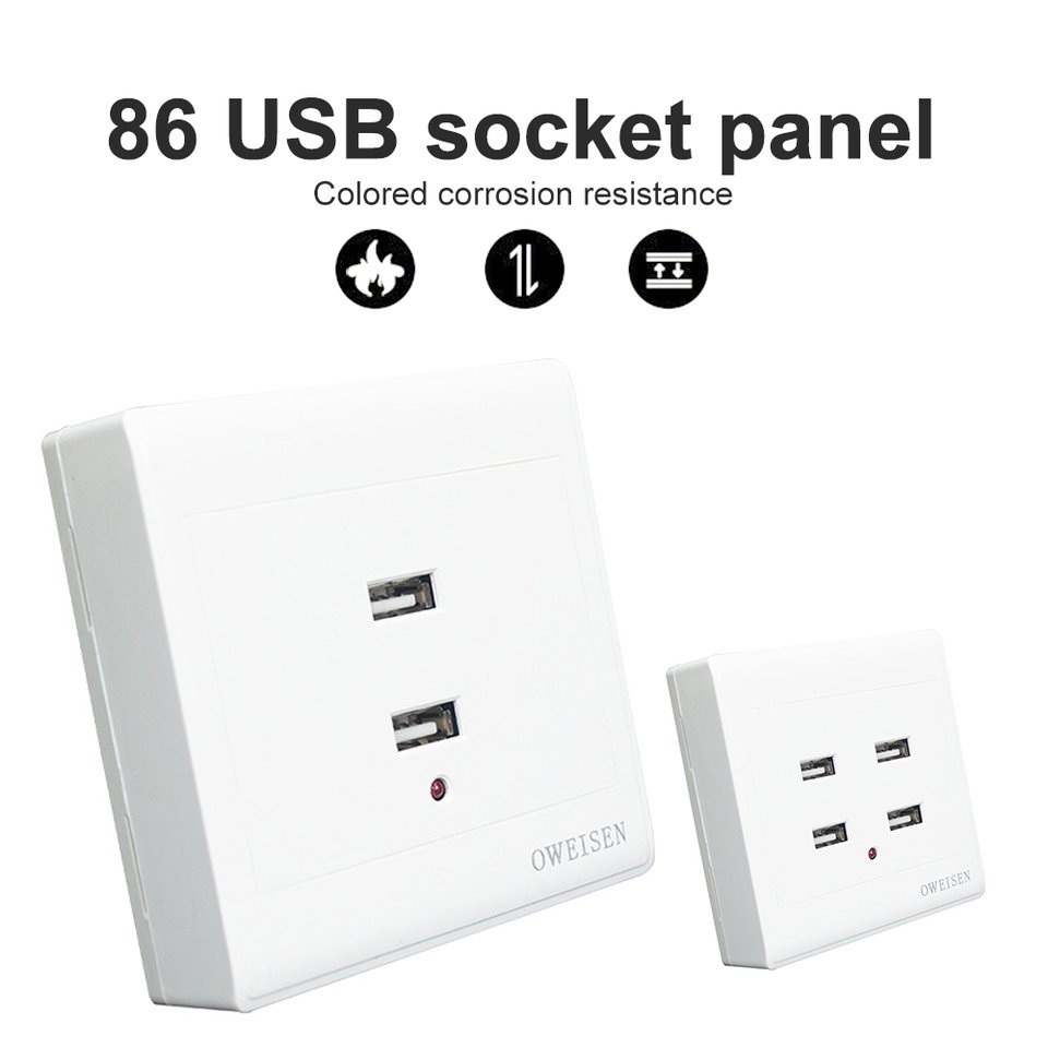 

USB Розетка 2/4 Порта 220В