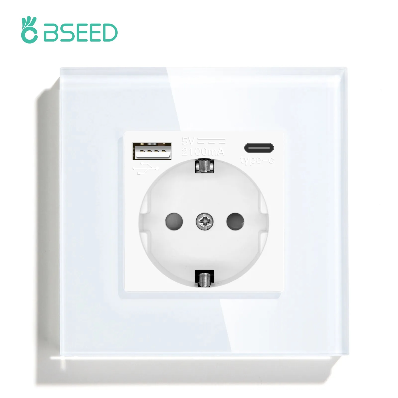 

Настенная розетка BSEED Type-C с USB портом