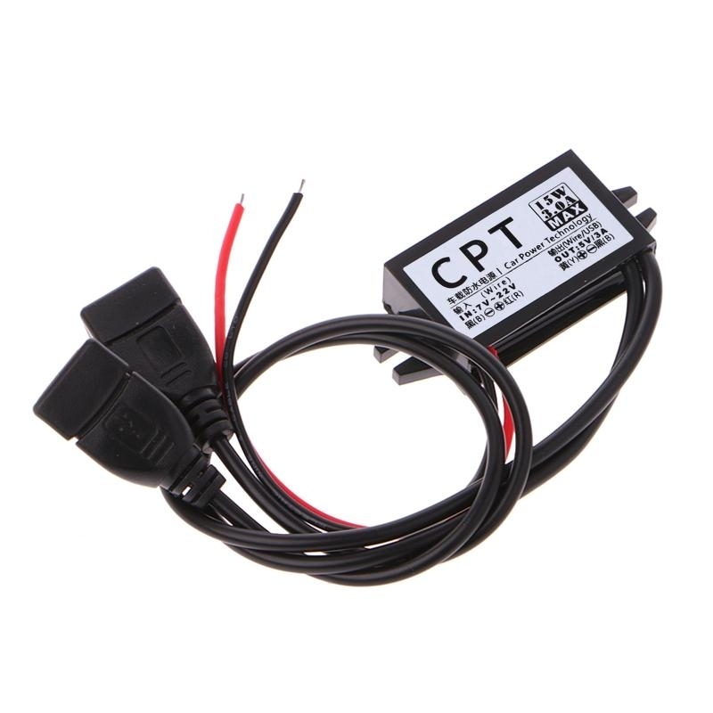 

4x7a Converter с 12 В до 5 В 3a Double 2 USB в автоматическое регулятор питания автомобиля.
