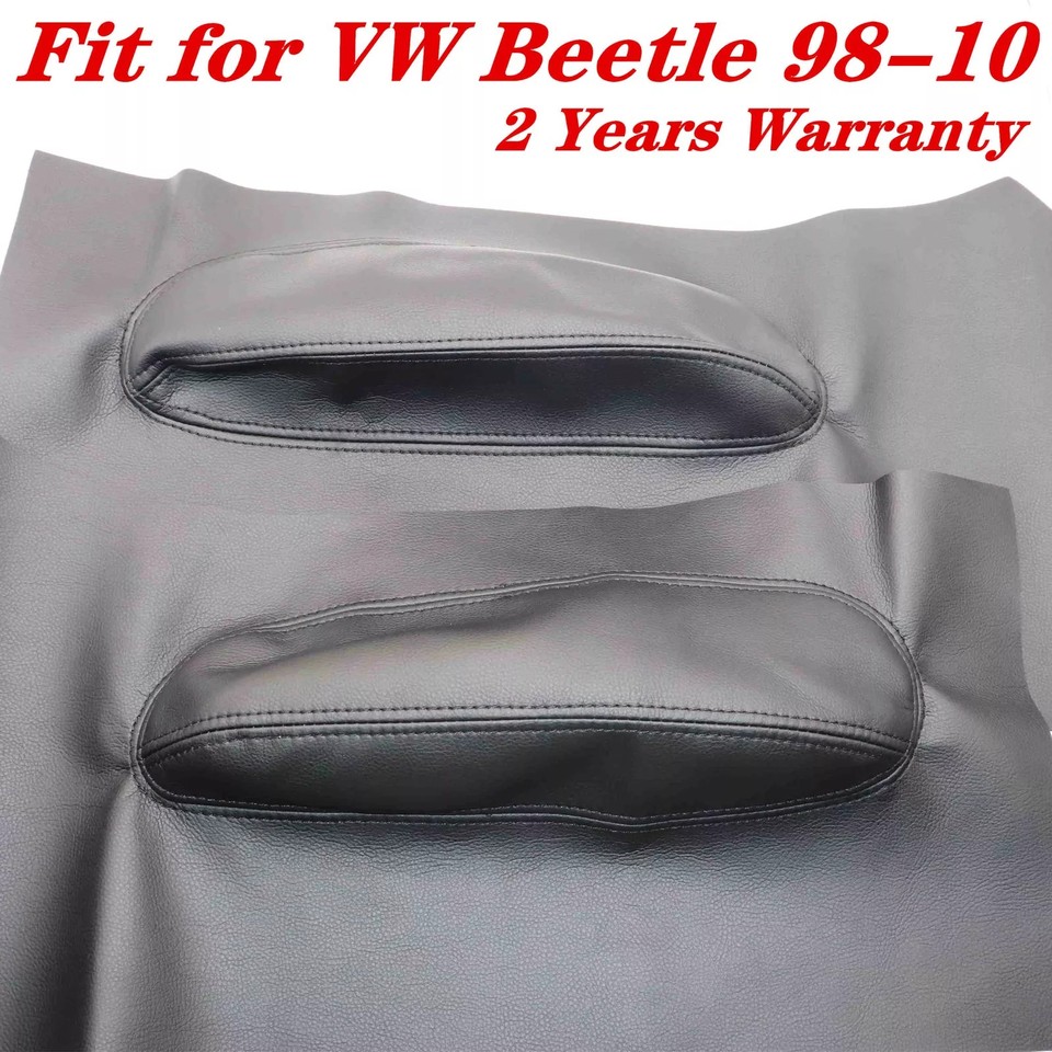 

Накладка на панель передней двери подходит для Volkswagen Beetle 1998-2010, вставная панель передней двери, карты, кожаный чехол, черный, серый цвет