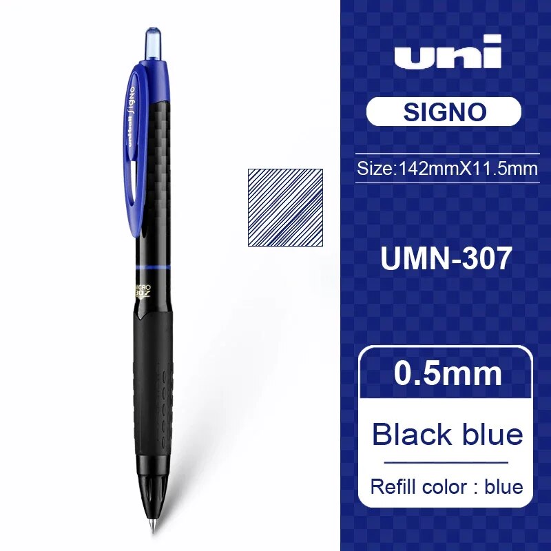 

Гелевая ручка uni UMN-307 0,38 мм/0,5 мм