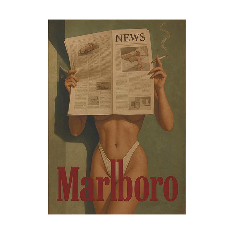 

Печать на холсте "Марлборо"