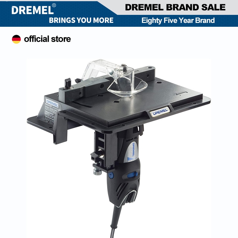 

Портативный вращающийся инструмент Dremel 231, формирователь и фрезерный стол — деревообрабатывающее крепление, идеально подходящее для шлифовки, формирования и обрезки краев
