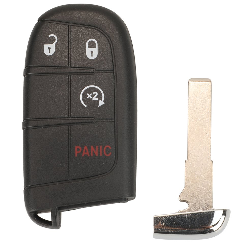 

Jingyuqin SIP22 Blade Smart Remote Car Key Shell Fob для Jeep Renegade Compass 3/4/5 Buttons Auto SUV Keyless Entry Fob Case