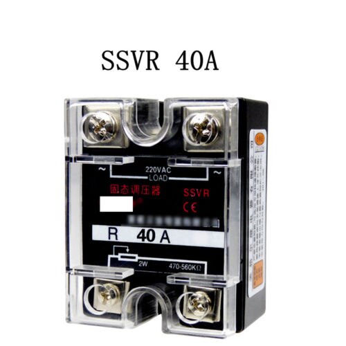 

220 В переменного тока, однофазный SSVR 40 А, твердотельный регулятор напряжения, релейный модуль регулирования сопротивления
