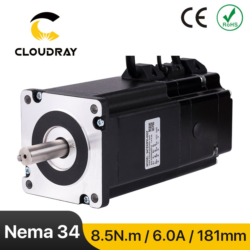 

Cloudray 34CE85FK-600Z Шаговый двигатель с замкнутым контуром