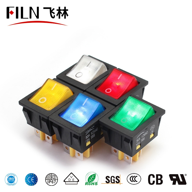 

Кулисный переключатель FILN 30A 250V 4-контактный