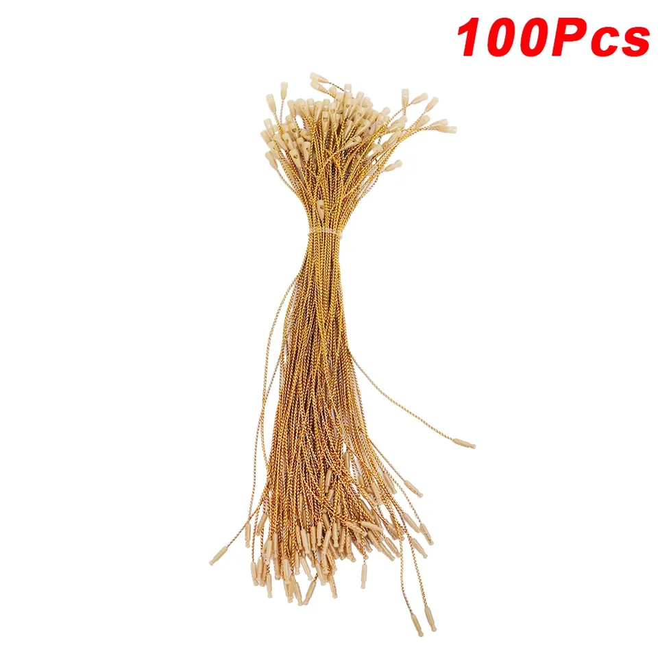 

Круглые рождественские шары 100/200 шт., золотые вешалки