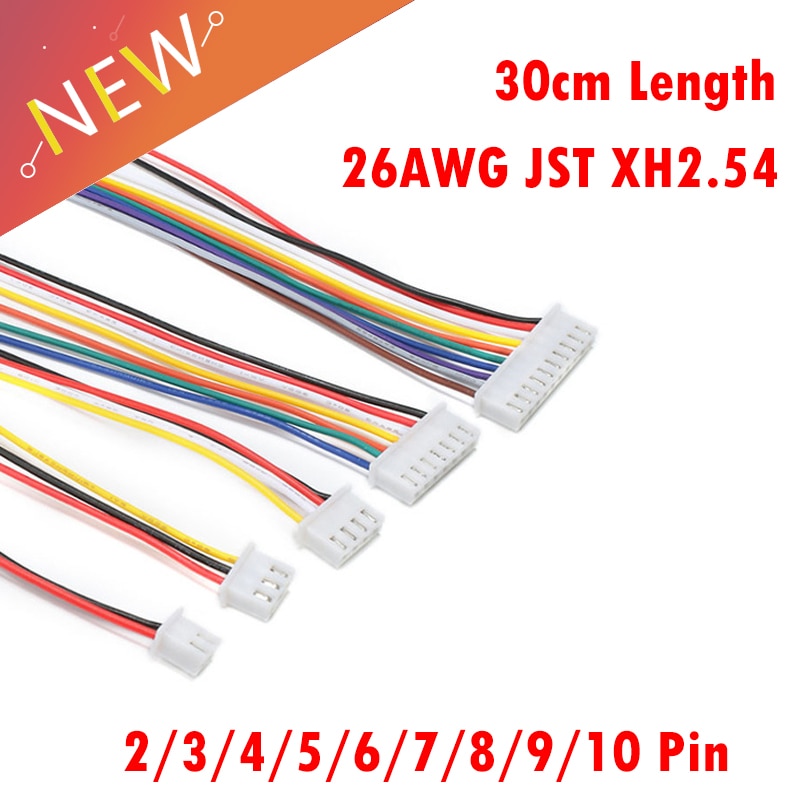 

Your Cee JST XH2.54 проводной разъем 2/3/4/5/6/7/8/9/10 Pin 30 см