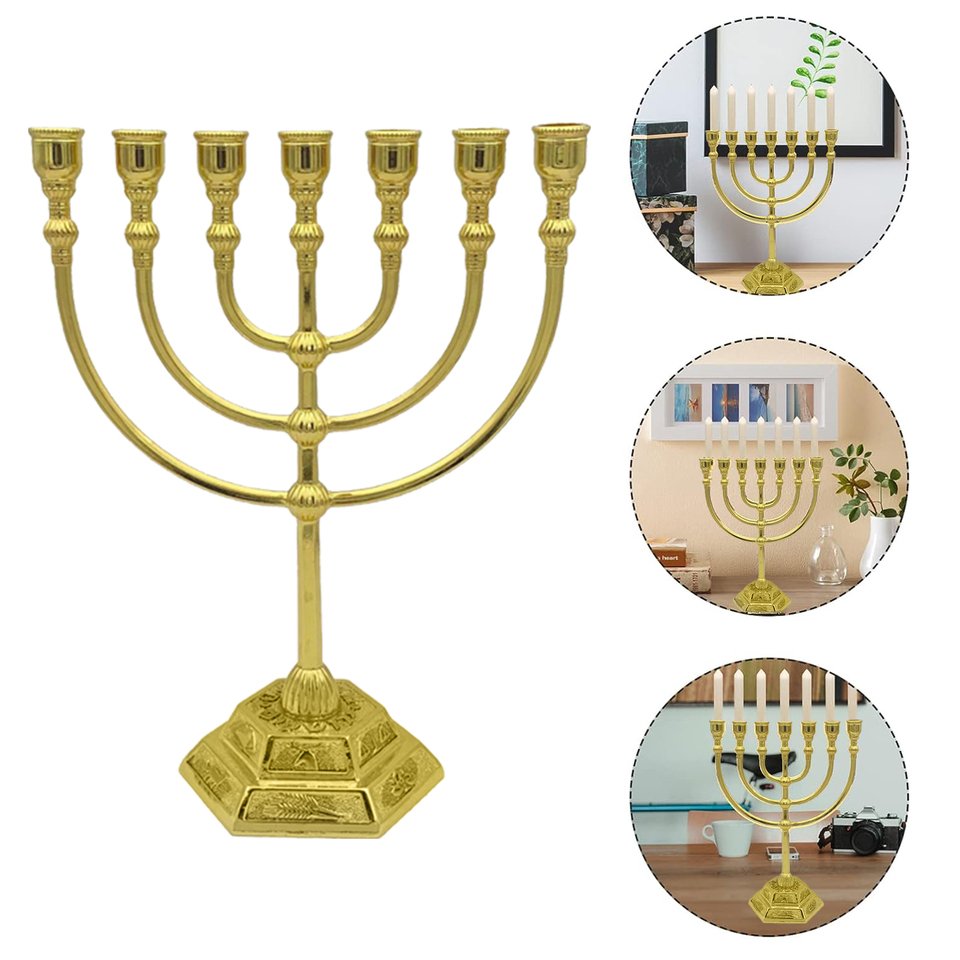 

Цинковый подсвечник Menorah Tooarts 7 ветвей