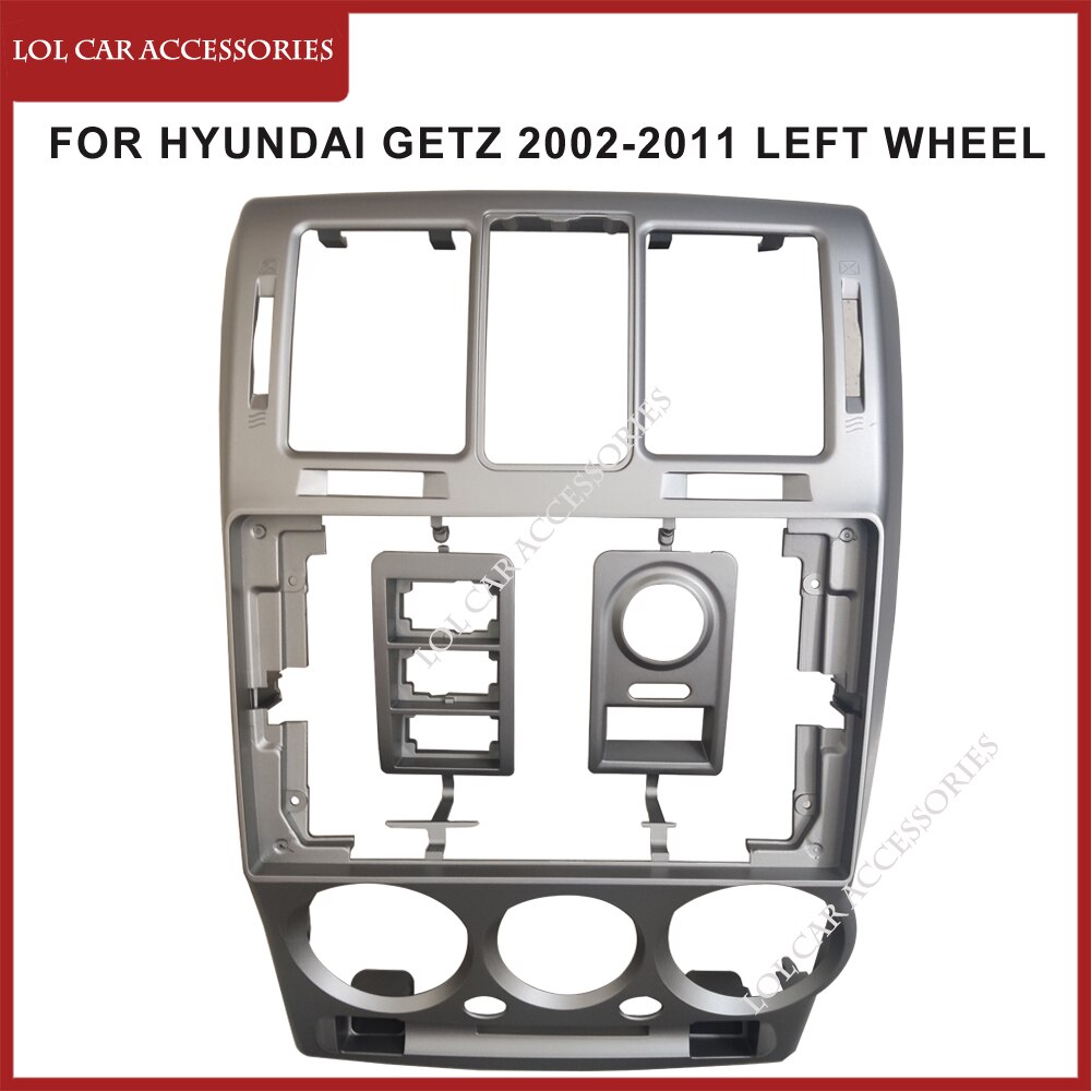 

9-дюймовый левый автомобильный радиоприемник для Hyundai GETZ 2002-2011, Android, MP5, GPS, стереоплеер, 2 Din, головное устройство, панель приборной панели, рамка