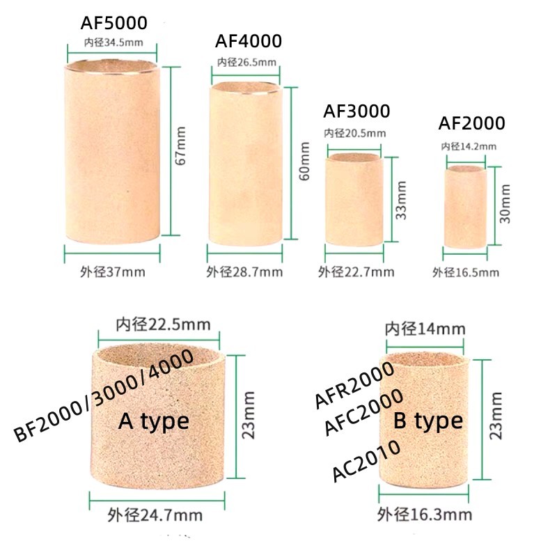 

AF 2000/3000/4000 Медный картридж пневматического воздушного фильтра