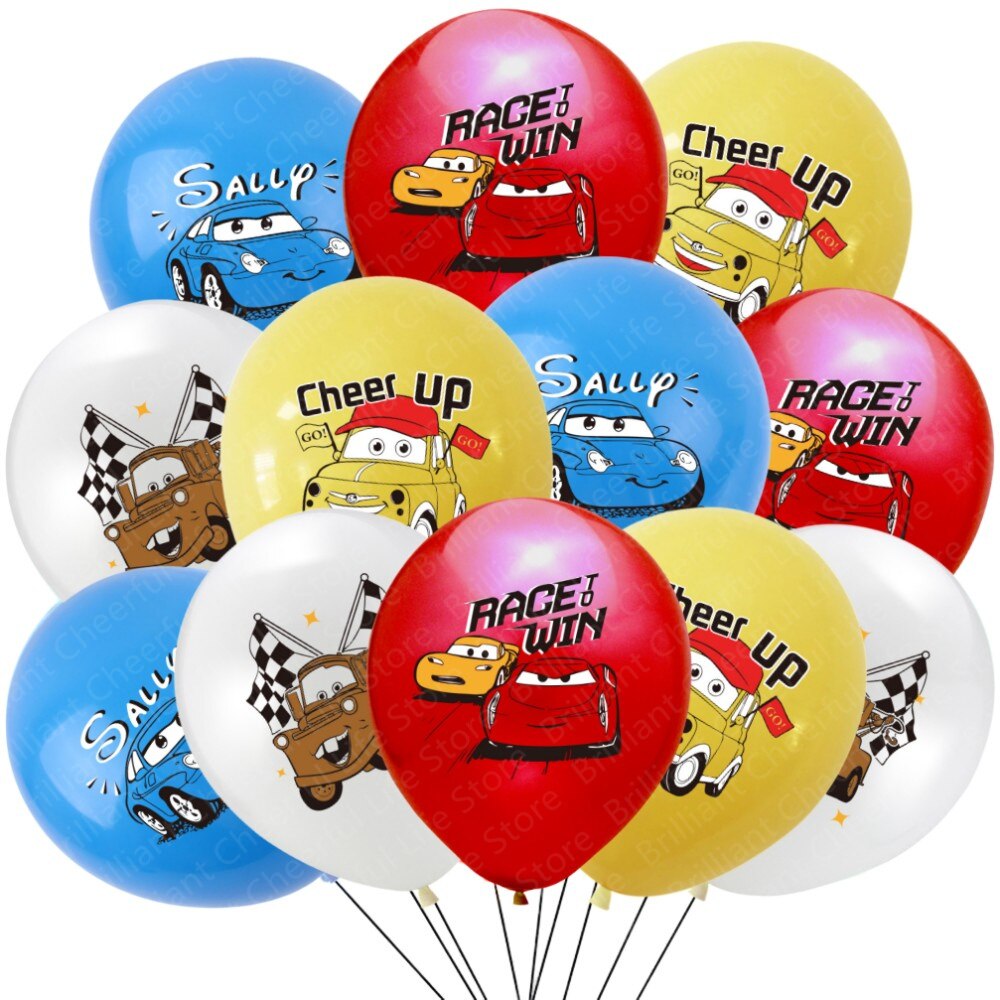 

Набор латексных шаров Disney Cars 12 дюймов