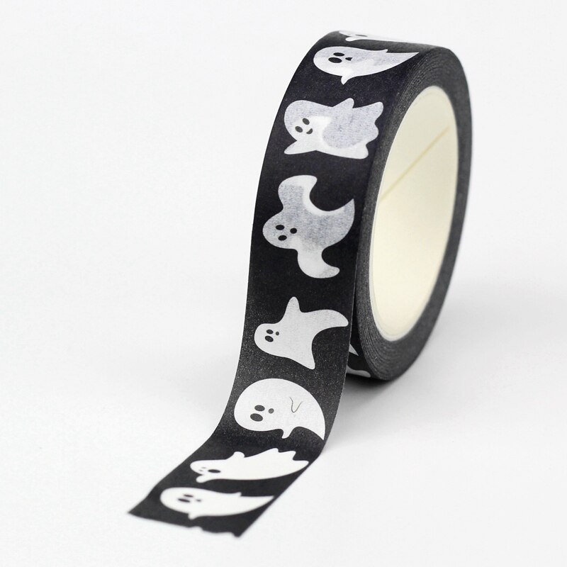 

Декоративная лента GREATHOPE WASHI TAPE белая 10 м