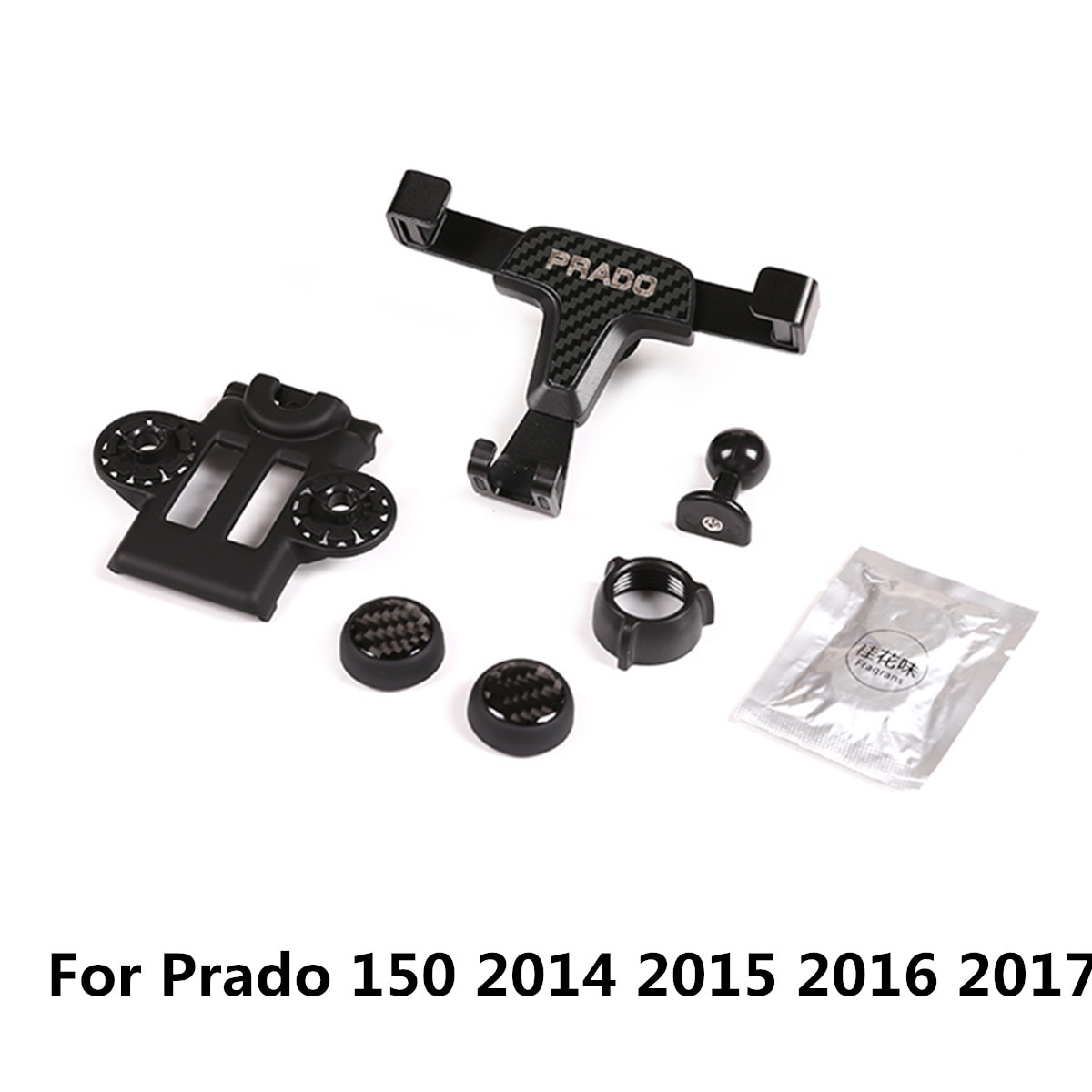 

Автомобильная Пряжка мобильный телефон держатель для Toyota Land Cruiser Prado 150, FJ150, 2014, 2015, 2016, 2017, 2018, 2019, аксессуары