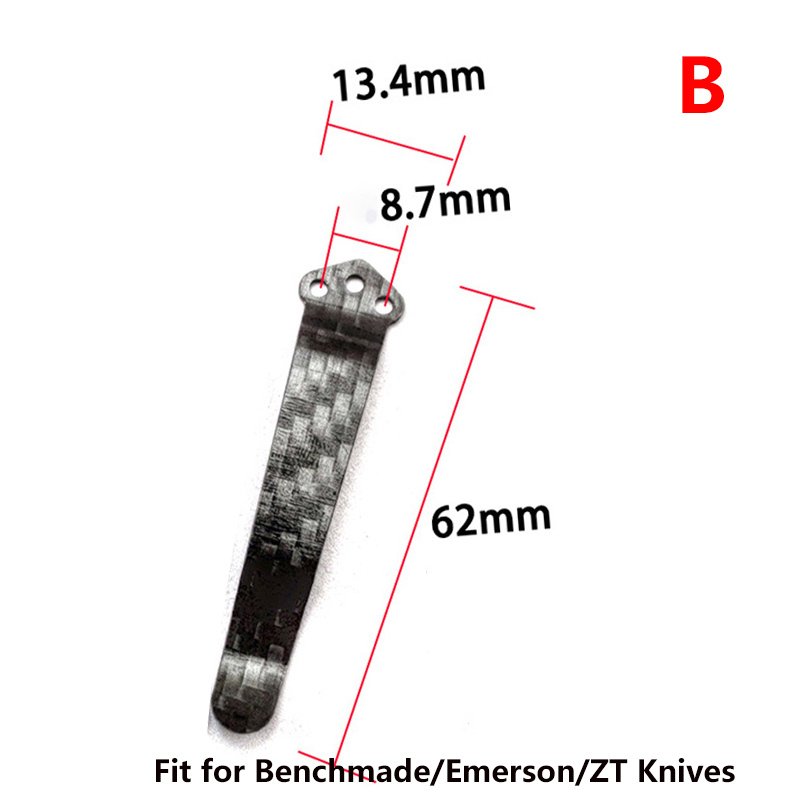 

2 типа карманных ножей из углеродного волокна для Spyderco C81 C149 C11 C10 Para3 Benchmade 535 551 940 710 581 Emerson CQC ZT