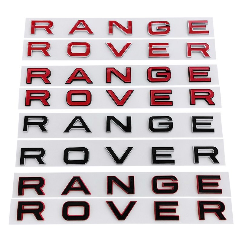 

3D Эмблема С Логотипом Range Rover Из АБС-пластика С Буквами Автомобиля, Наклейка На Передний Капот