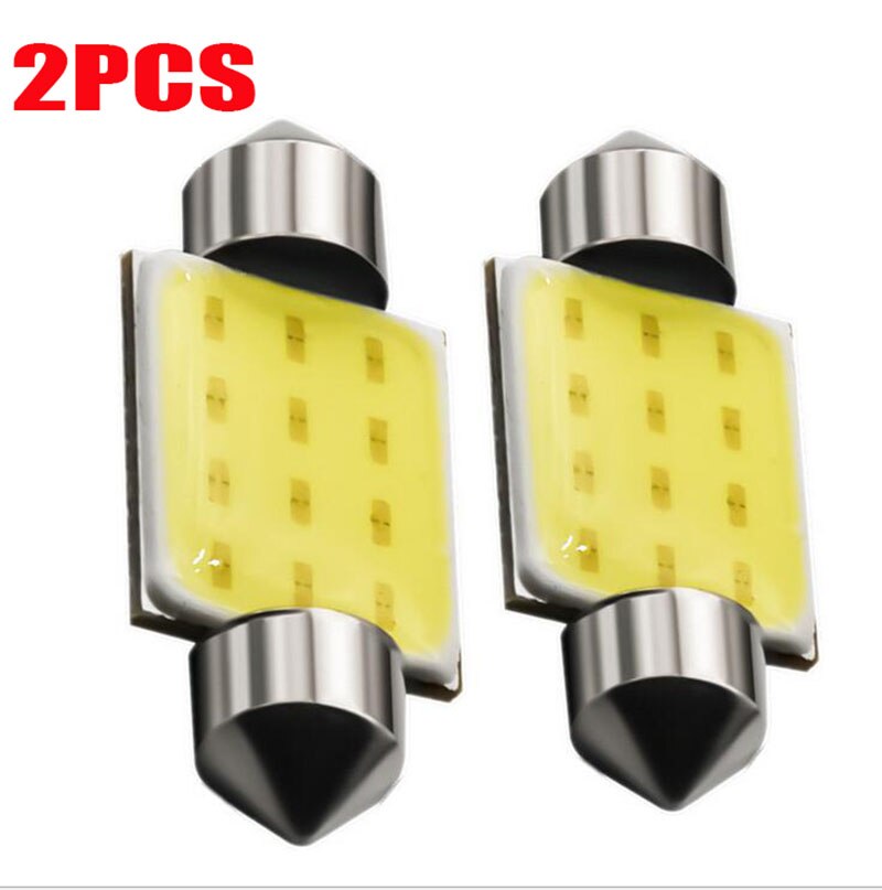 

36 мм C5W Festoon COB 12SMD 1,5 W светодиодсветодиодный лампа для салона автомобиля, чтения карты, купольсветильник лампа, белые лампы