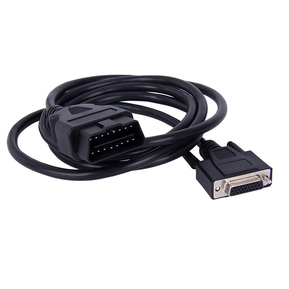 

150 см длинный OBD2 16Pin штекер к 26Pin гнездо OBDII адаптер DB26 DB26P штекер автомобильный тестер разъем Удлинительный кабель диагностический инструмент