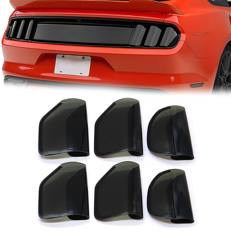 

6 шт., декоративные аксессуары для автомобильных фар Ford Mustang 2015 +