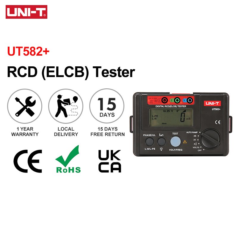 

Цифровой тестер RCD UNI-T UT582+