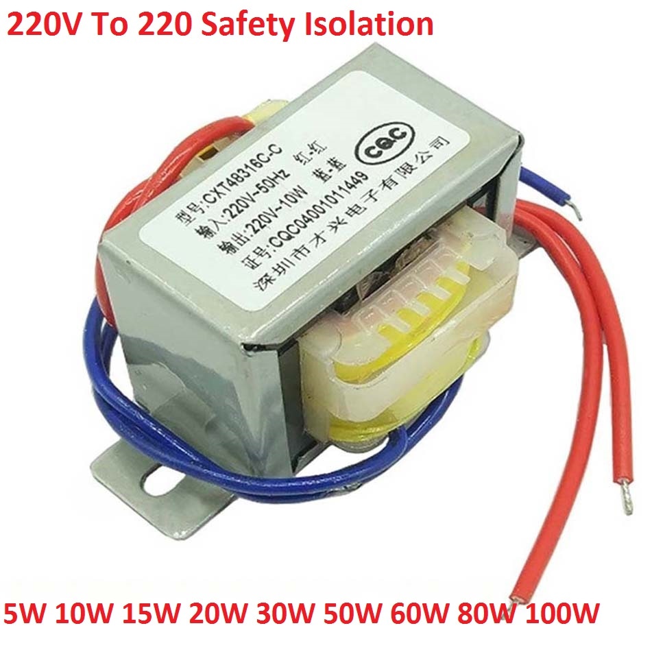 

Изоляционный трансформатор Power Transformer 5-100 Вт 220В