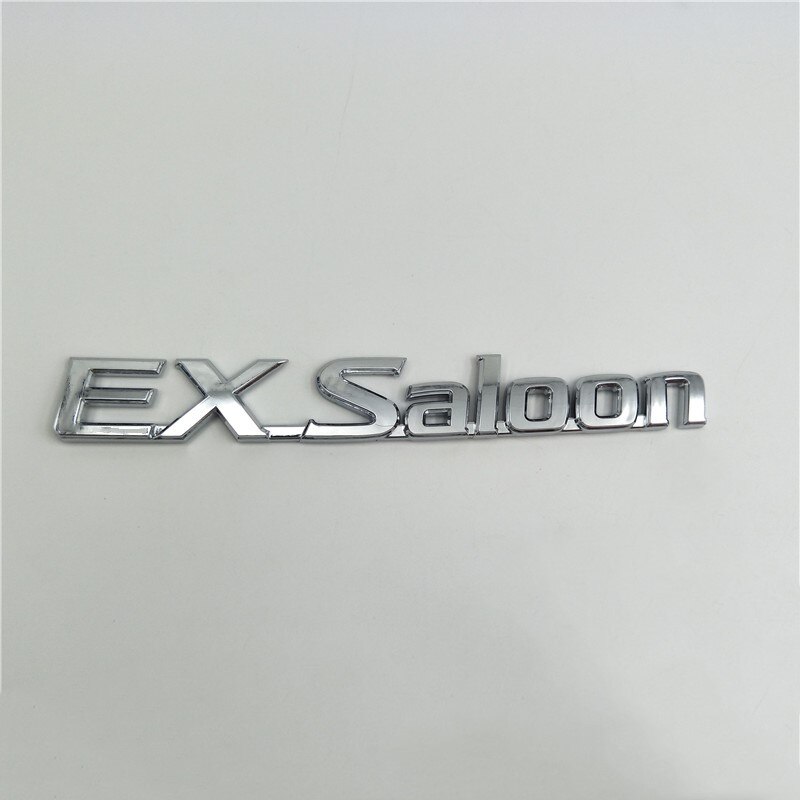 

Для Sunny B15 Ex Saloon Silver Chrome логотип, эмблема задний багажник табличка EXsaloon