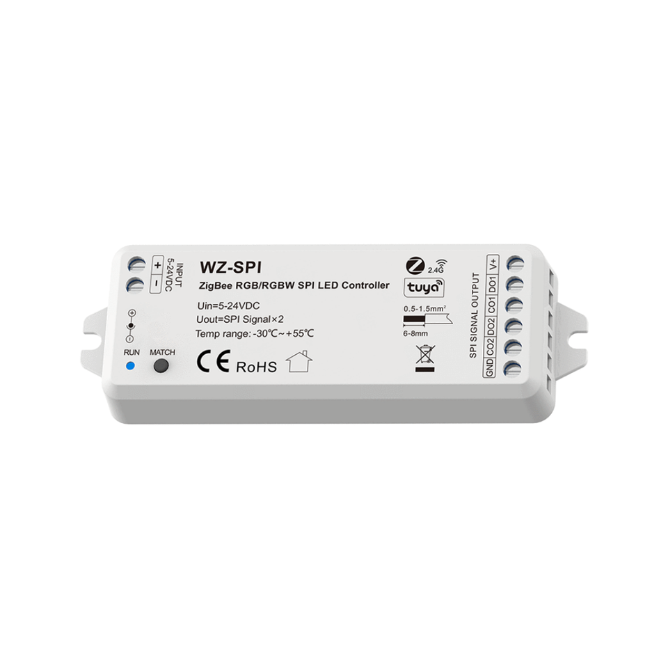 

Tuya Zigbee RGB/RGBW светодиодный контроллер SAGE LU MEI