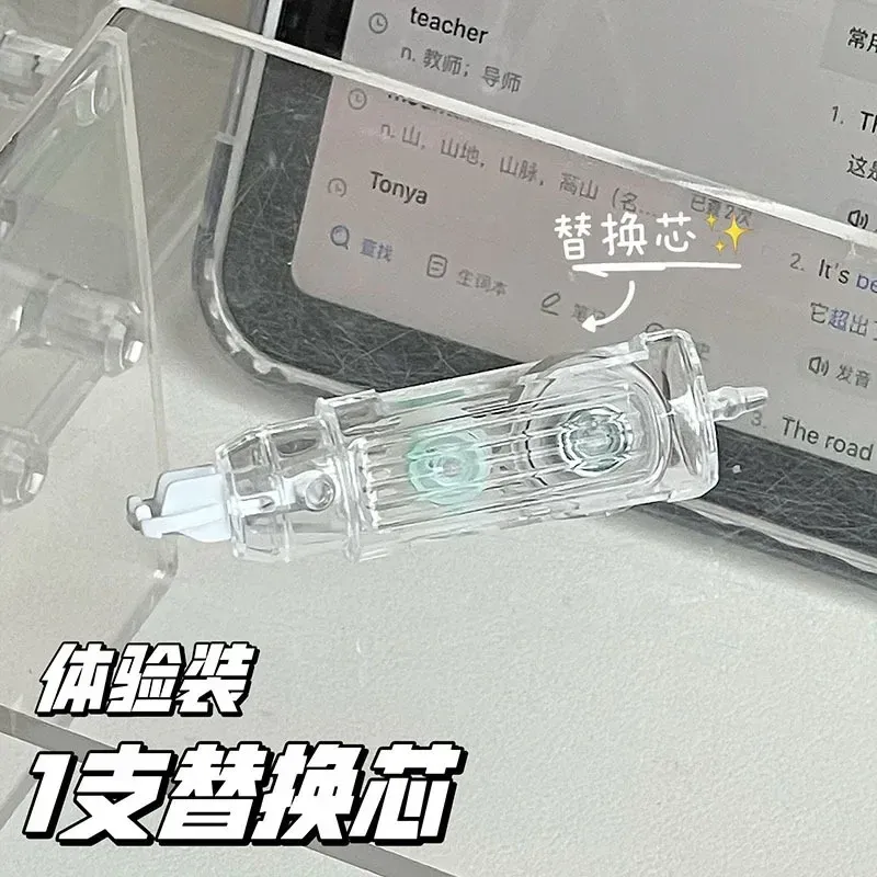 

5mm*6m Replaceable Core Correction Tape Durable Press Type Pen Shape Corrector Colorful Altered Tools School Office