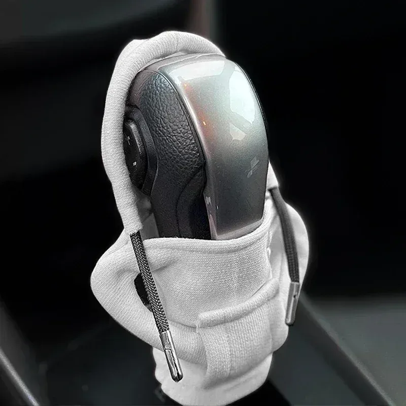 

Автомобильный чехол для ручки переключения передач, мини-толстовка с капюшоном, рубашка, автомобильный чехол для ручки рычага переключения передач, ручная ручка, интерьерная мода, авто Jdm, аксессуары