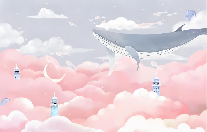 

Настенные обои с героями мультфильмов на заказ для украшения детской спальни, искусство, маленький медвежонок, воздушный шар, настенная бумага, декор дома, наклейки
