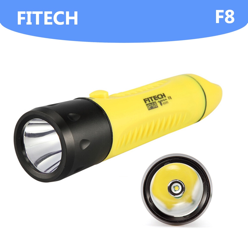 

FITECH F8 перезаряжаемый фонарик для дайвинга