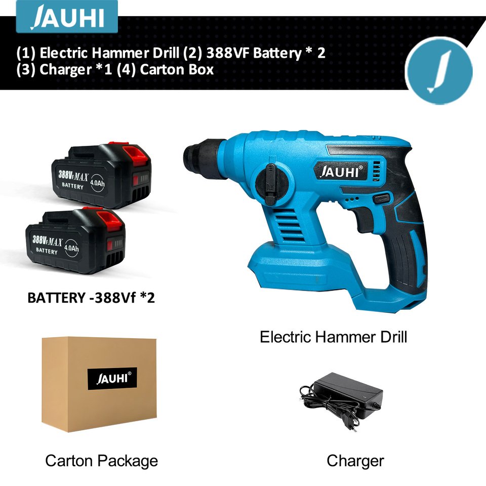 

JAUHI 8600IPM аккумуляторный перфоратор синий