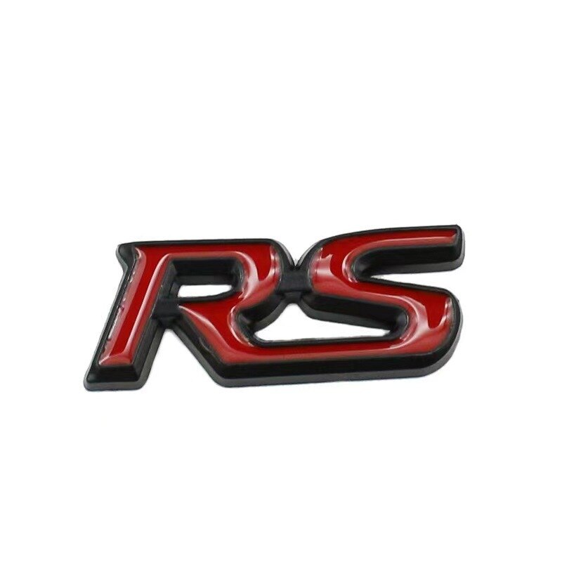 

3D металлический логотип RS ST значок наклейка эмблема на руль автомобиля MK2 MK3 MK5 MK4 ST наклейка аксессуары