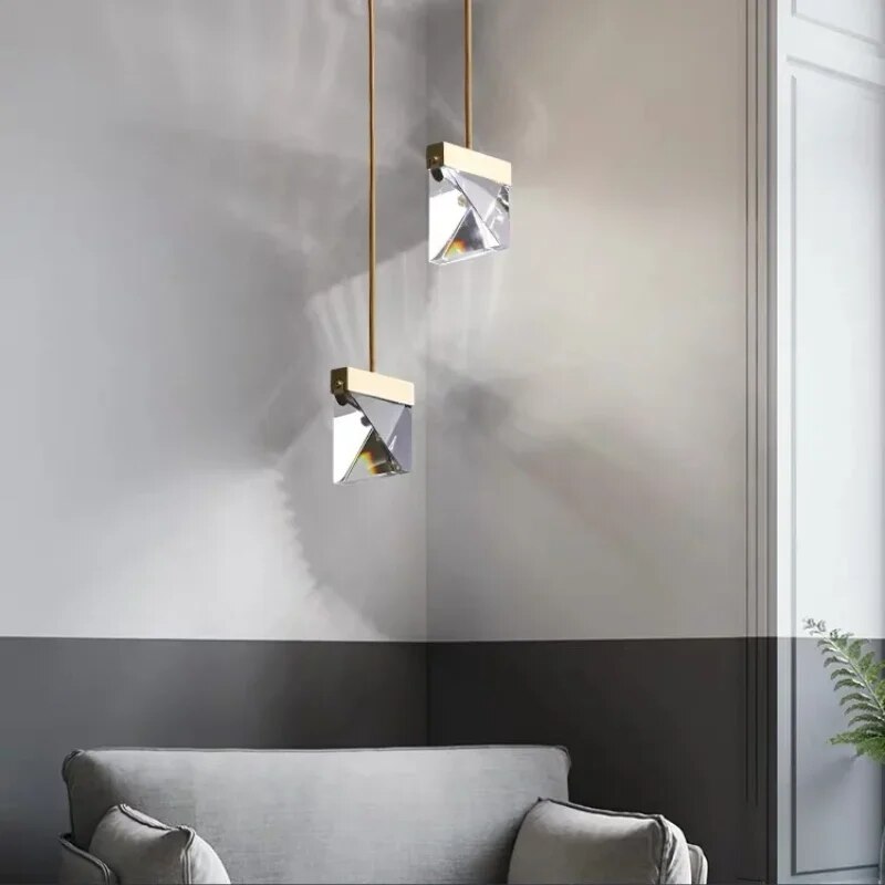 

LED подвесной светильник из хрусталя