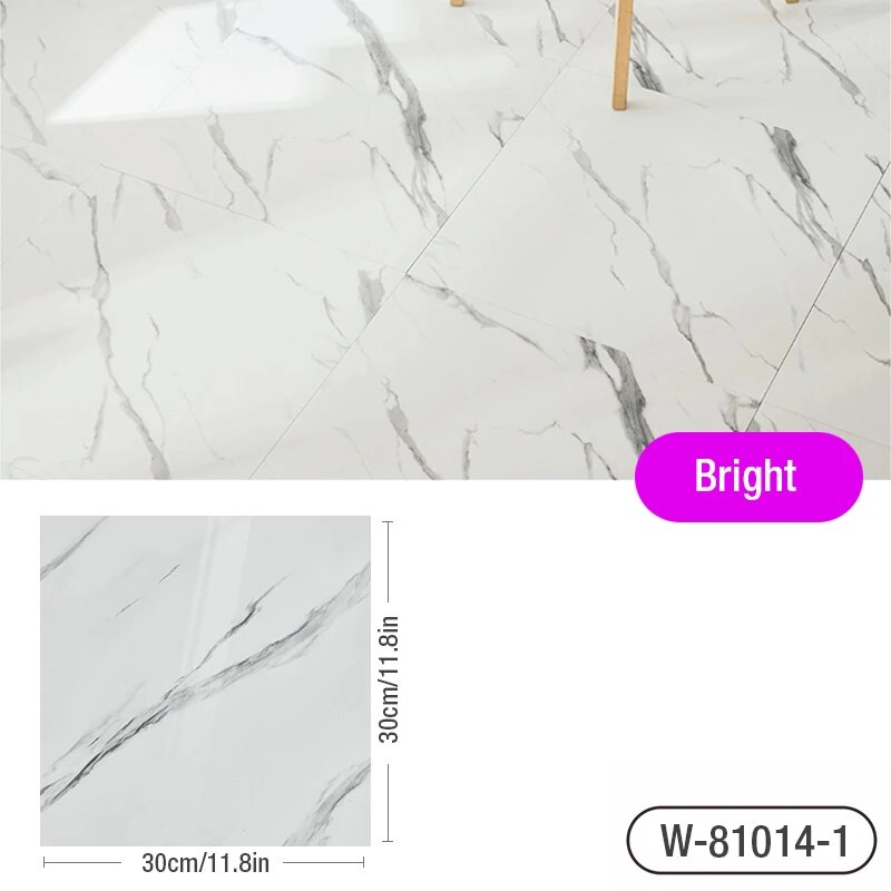

Напольная наклейка WALLMG имитация мрамора 30x30см