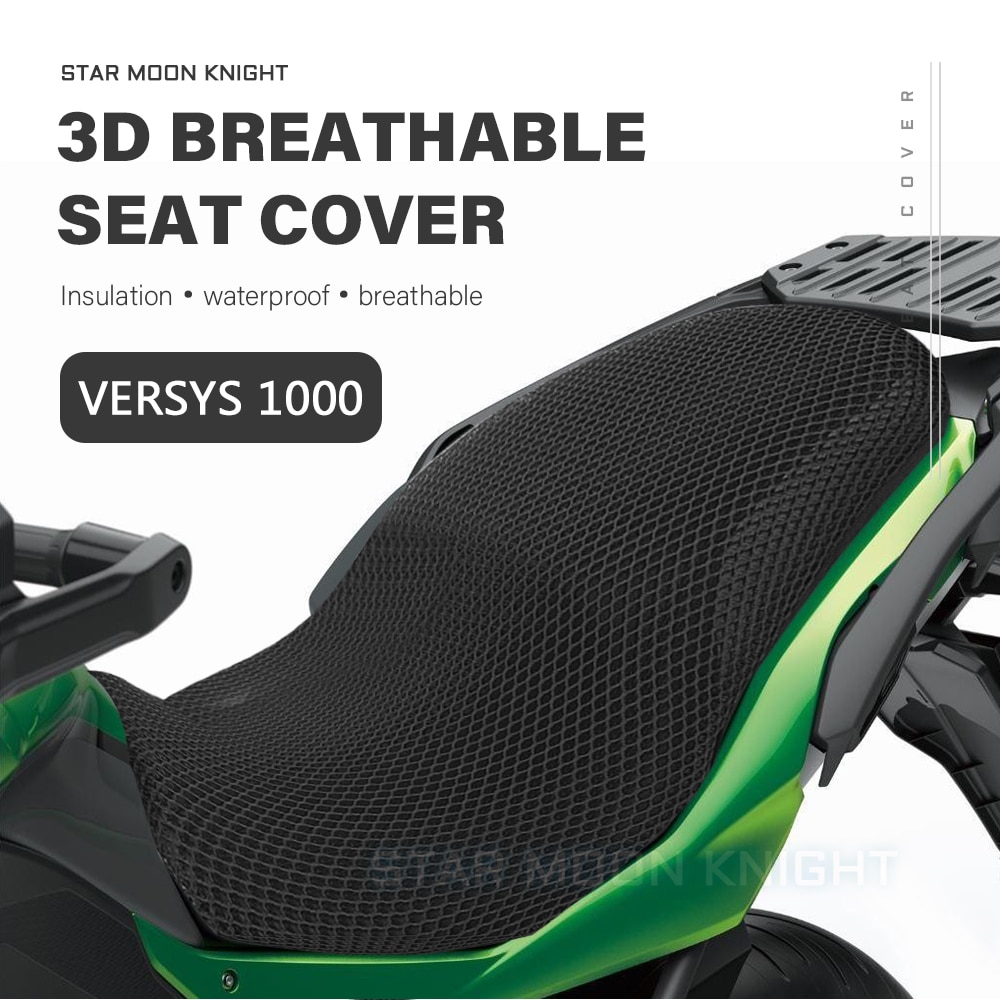 

Аксессуары для мотоциклов, защитный чехол для сиденья, подходит для Kawasaki VERSYS 1000 VERSYS1000, нейлоновый чехол для сиденья из АБС-пластика